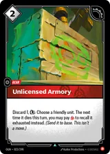 Unlicensed Armory (OGN-023)