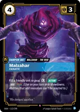Malzahar - Fanatic (OGN-113)