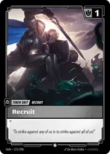 Recruit (271) // Buff (OGN-271)