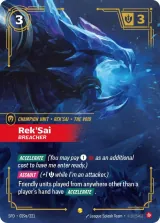 Rek'Sai - Breacher (Alternate Art) (SFD-029_p1)