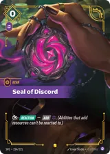 Seal of Discord (Overnumbered) (SFD-234)