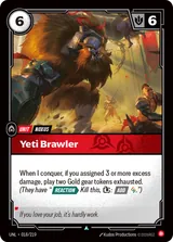 Yeti Brawler (UNL-018)