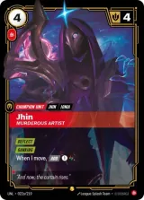 Jhin - Murderous Artist (Alternate Art) (UNL-022_p1)
