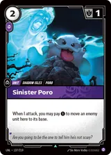 Sinister Poro (UNL-137)