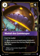 Maduli the Gatekeeper (UNL-144)