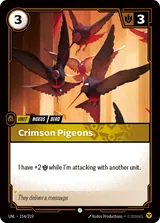 Crimson Pigeons (UNL-154)