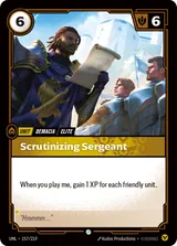 Scrutinizing Sergeant (UNL-157)