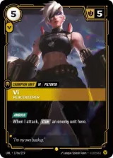 Vi - Peacekeeper (Alternate Art) (UNL-176_p1)
